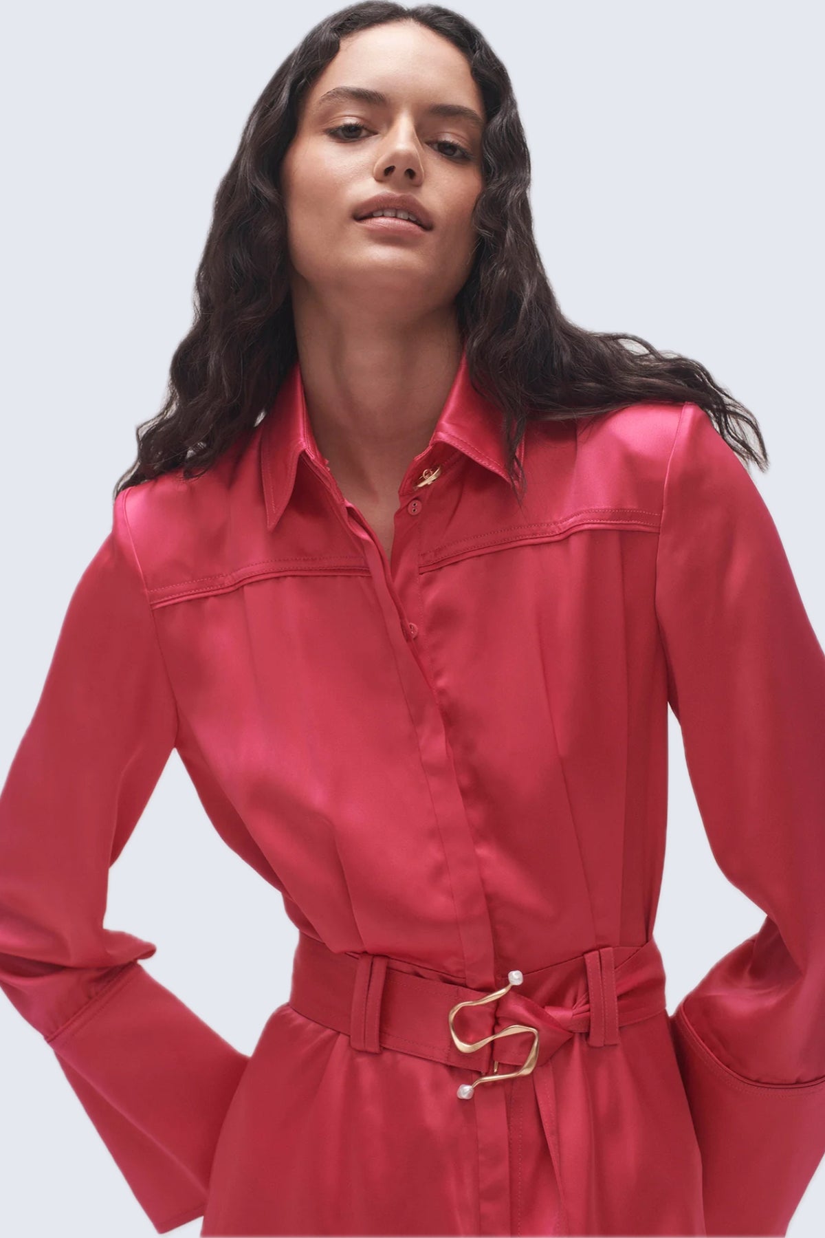 AJE - Echo Belted Shirt Dress