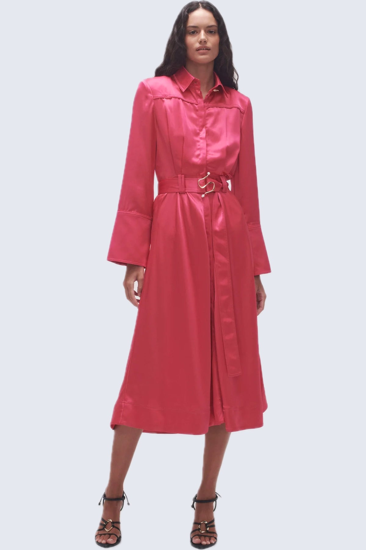 AJE - Echo Belted Shirt Dress