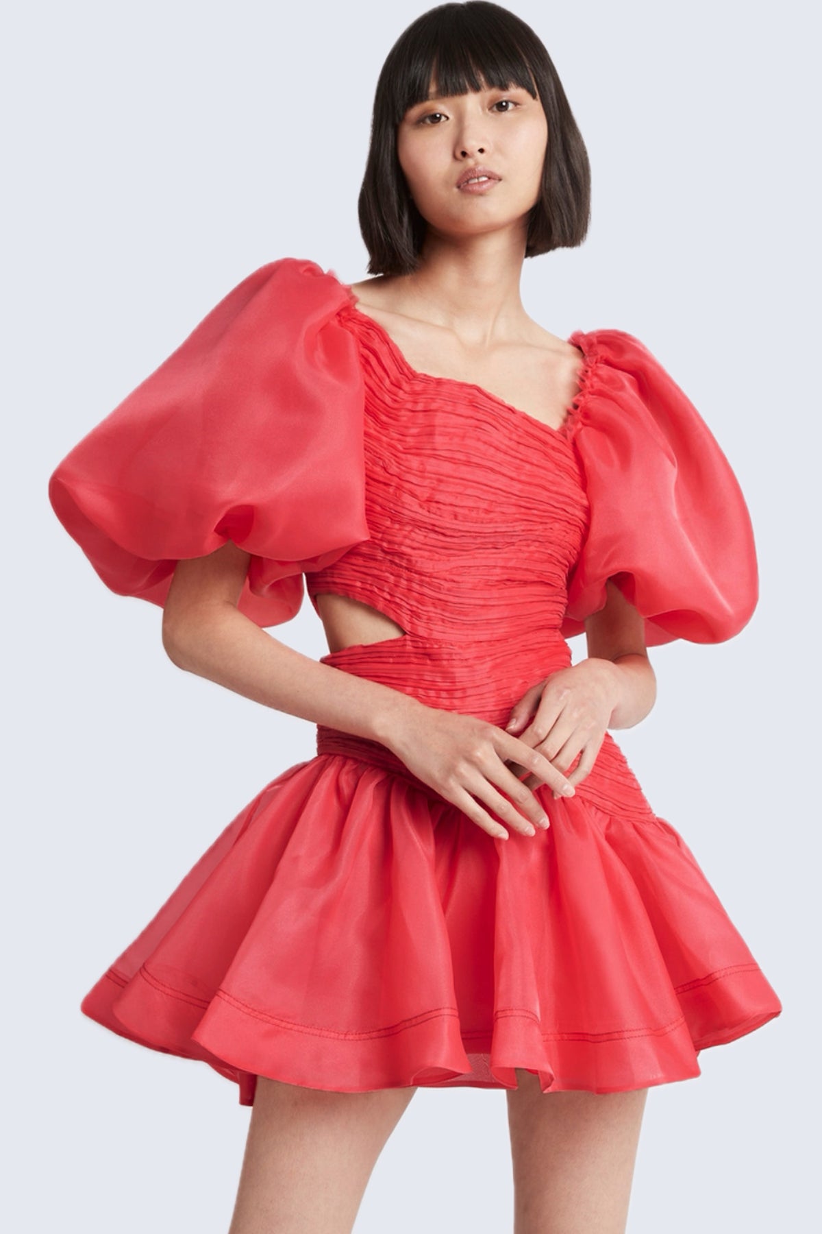 AJE - Joan Puff Sleeve Mini Dress