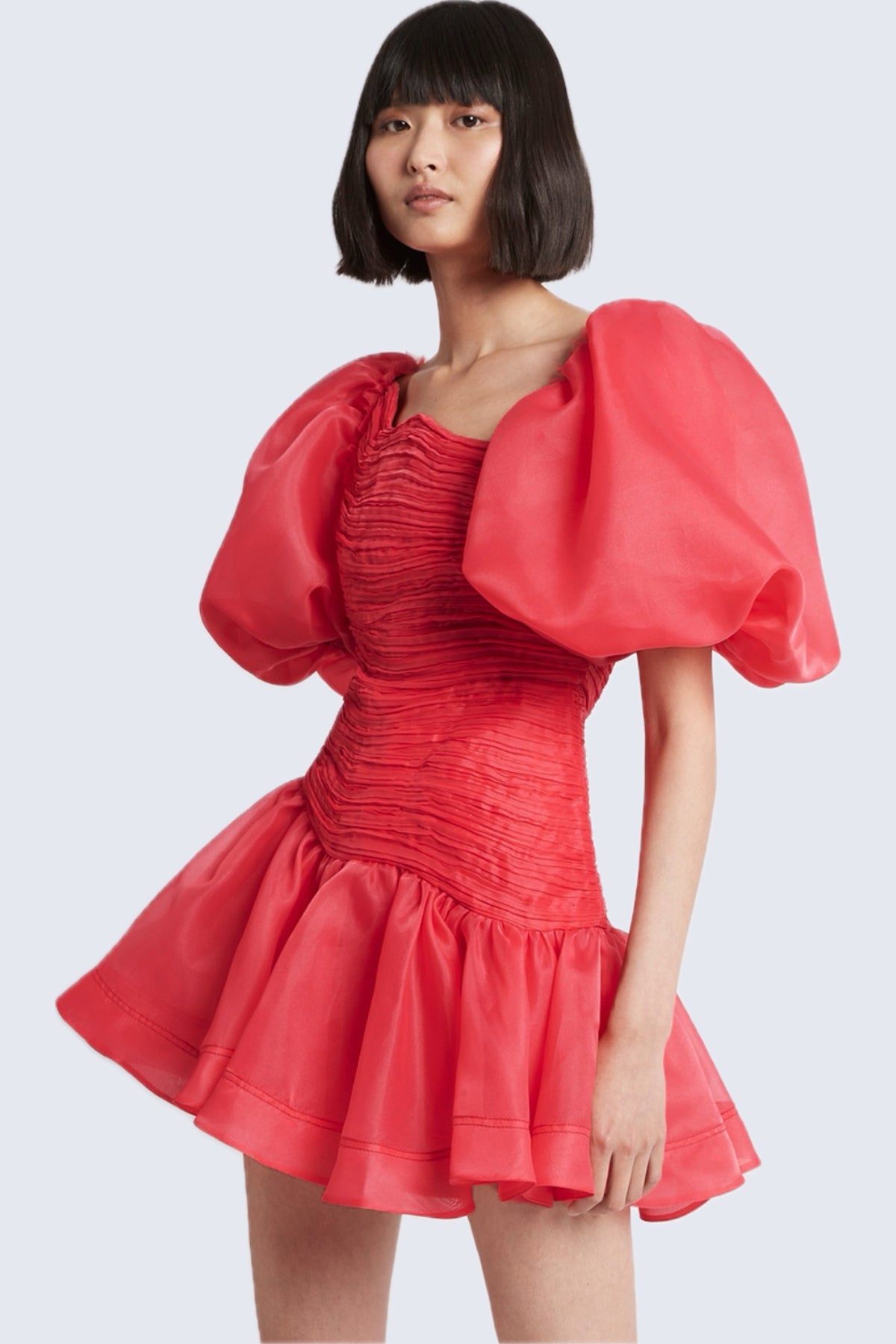 AJE - Joan Puff Sleeve Mini Dress